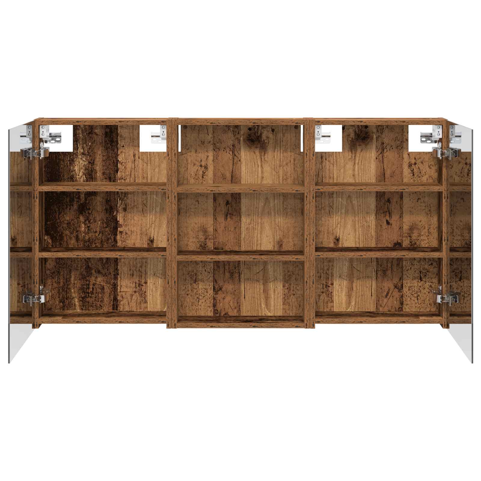 Set di Armadi da Bagno con porta 3 pcs 120 x 10,5 x 60,5 cm | homemem39