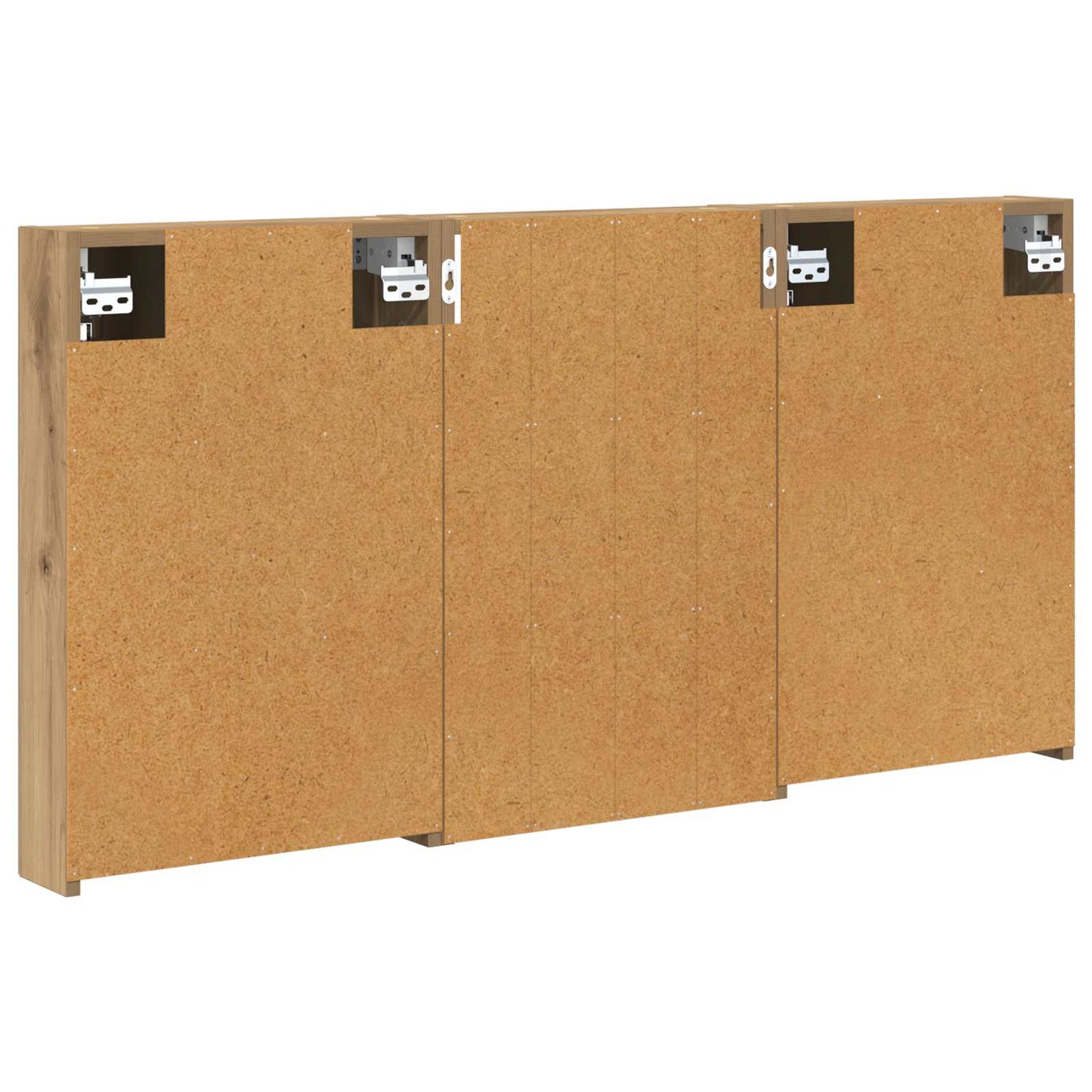 Set di Armadi da Bagno con porta 3 pcs 120 x 10,5 x 60,5 cm | homemem39