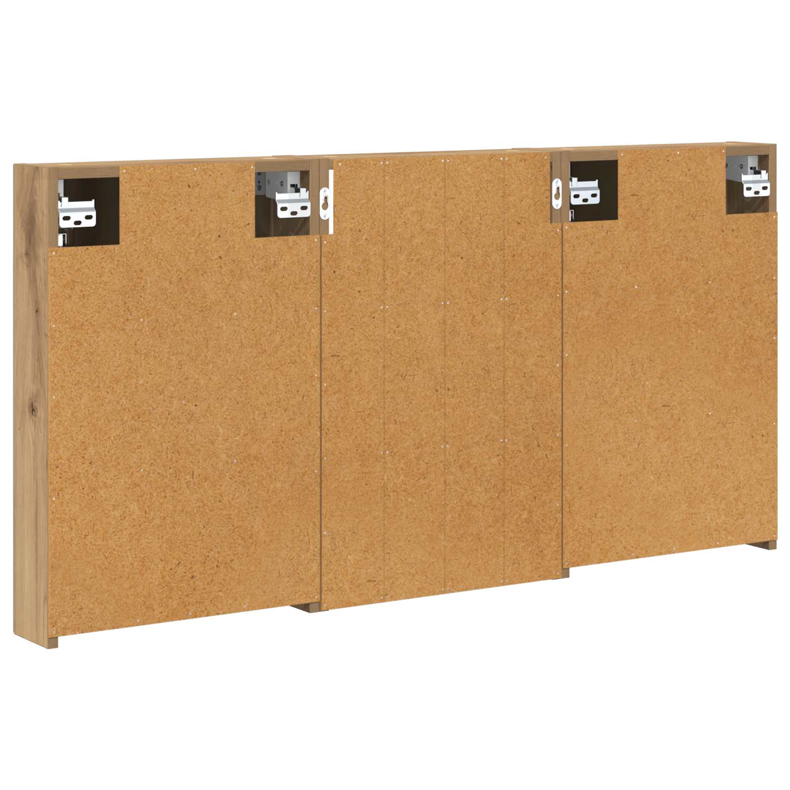 Set di Armadi da Bagno con porta 3 pcs 120 x 10,5 x 60,5 cm | homemem39
