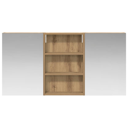 Set di Armadi da Bagno con porta 3 pcs 120 x 10,5 x 60,5 cm | homemem39
