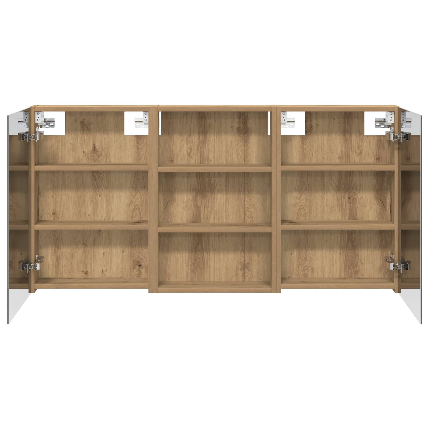Set di Armadi da Bagno con porta 3 pcs 120 x 10,5 x 60,5 cm | homemem39