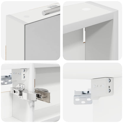 Set di Armadi da Bagno con porta 3 pcs 120 x 10,5 x 60,5 cm | homemem39