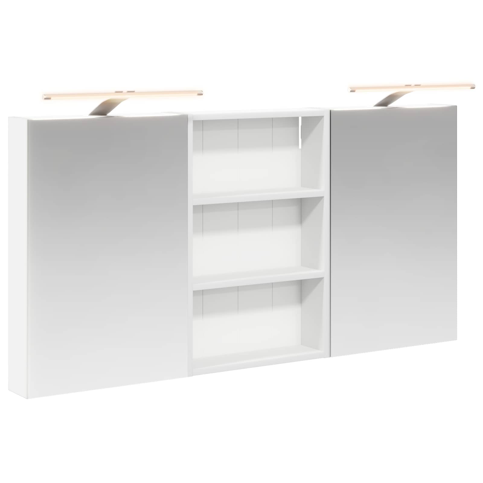 Set di Armadi da Bagno con porta 3 pcs 120 x 10,5 x 60,5 cm | homemem39