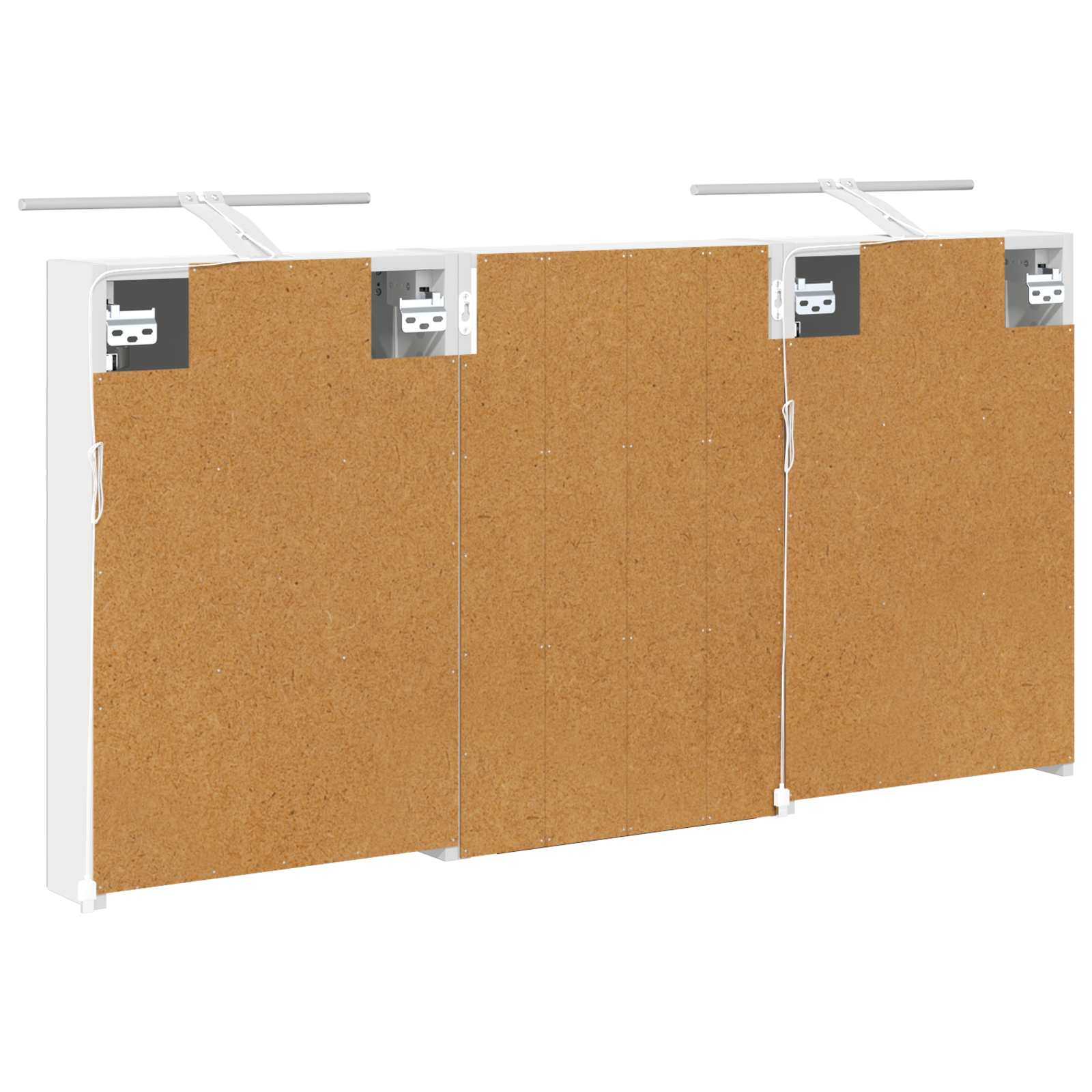 Set di Armadi da Bagno con porta 3 pcs 120 x 10,5 x 60,5 cm | homemem39
