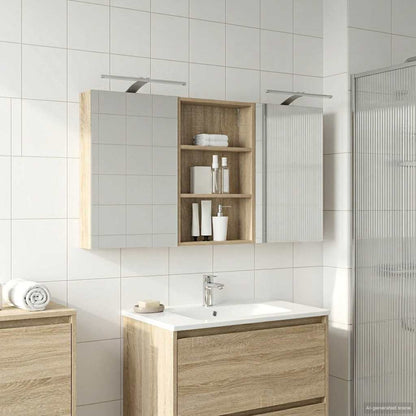 Set di Armadi da Bagno 3 pz 120 x 10,5 x 60,5 cm