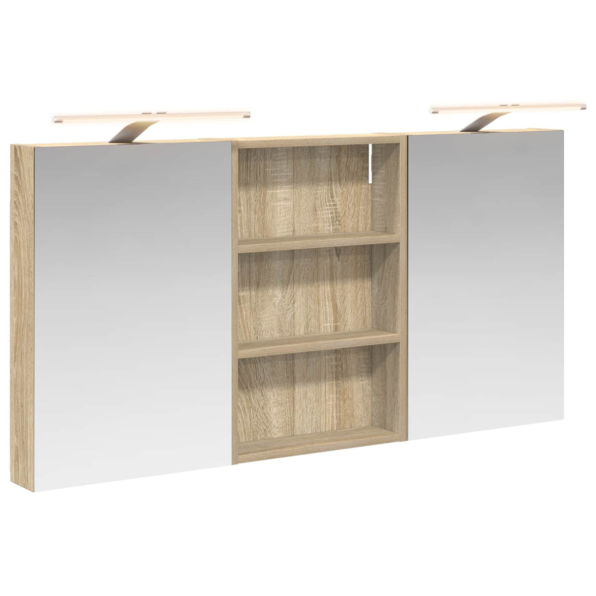 Set di Armadi da Bagno 3 pz 120 x 10,5 x 60,5 cm