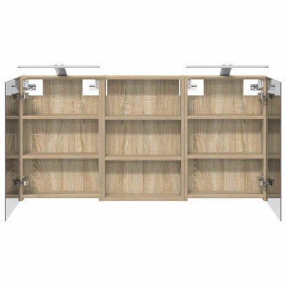 Set di Armadi da Bagno 3 pz 120 x 10,5 x 60,5 cm | homemem39