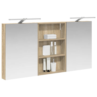 Set di Armadi da Bagno 3 pz 120 x 10,5 x 60,5 cm