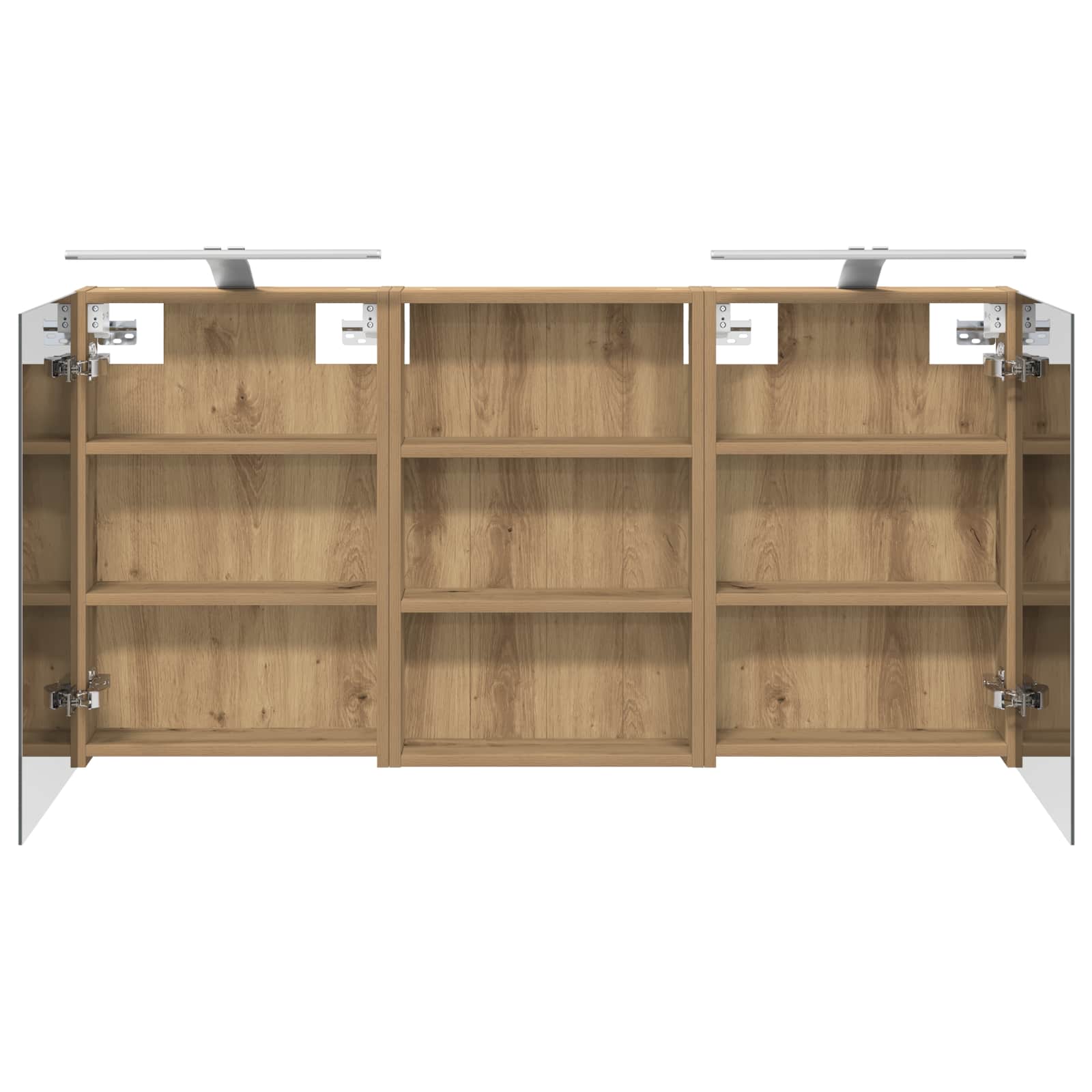 Set di Armadi da Bagno con porta 3 pcs 120 x 10,5 x 60,5 cm | homemem39