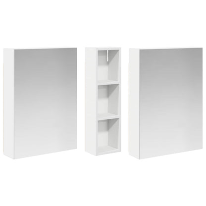 Set di Armadi da Bagno con lo scaffale 3 pcs 120 x 14,5 x 70 cm | homemem39