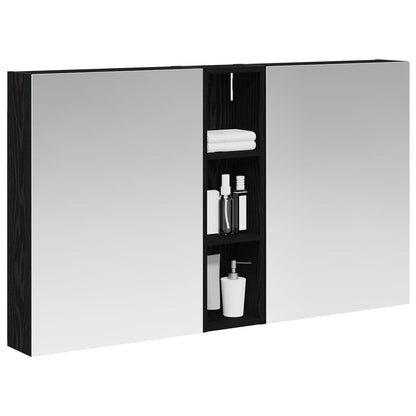 Set di Armadi da Bagno con lo scaffale 3 pcs 120 x 14,5 x 70 cm | homemem39