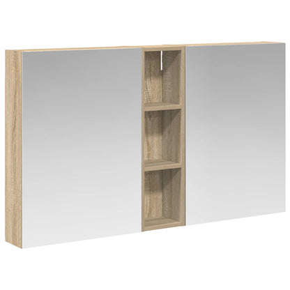 Set di Armadi da Bagno con lo scaffale 3 pcs 120 x 14,5 x 70 cm | homemem39