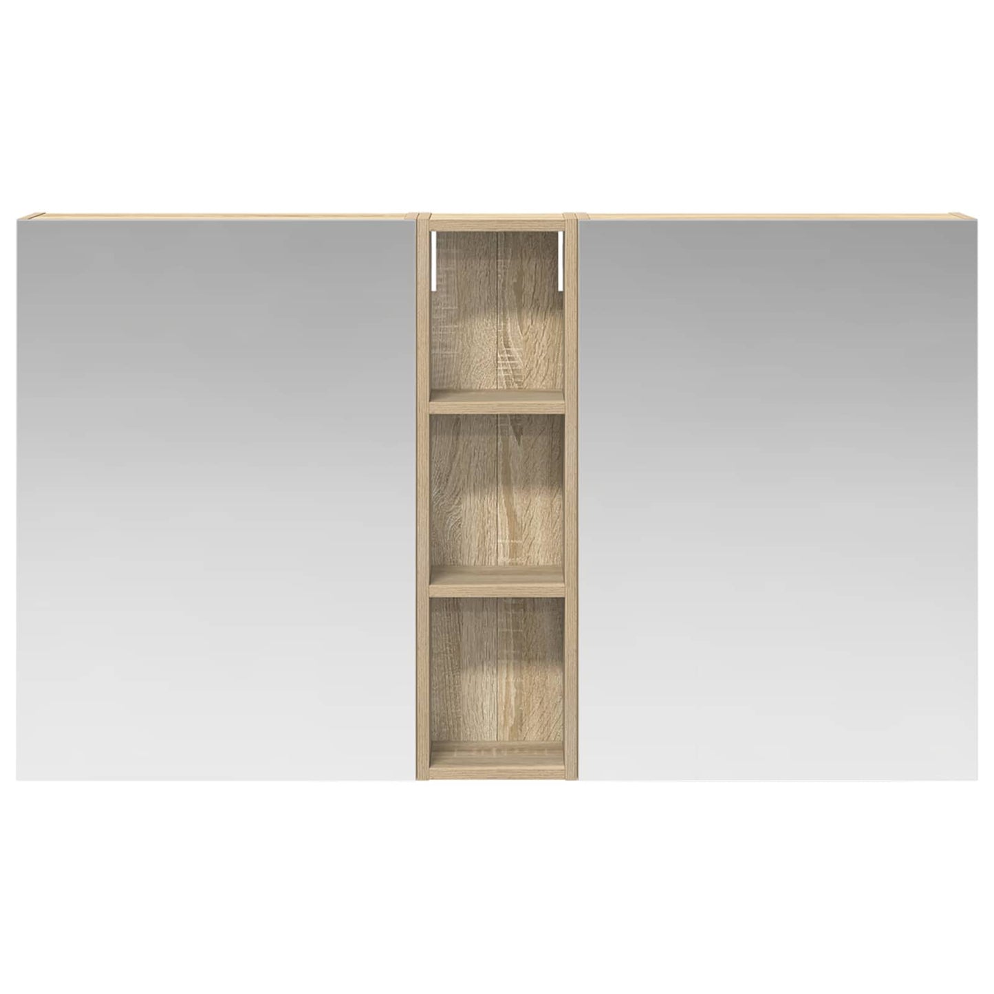 Set di Armadi da Bagno con lo scaffale 3 pcs 120 x 14,5 x 70 cm | homemem39