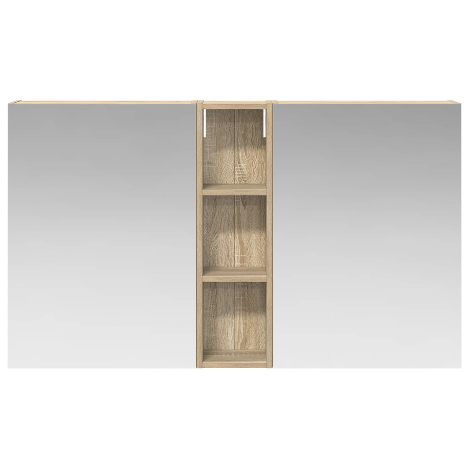 Set di Armadi da Bagno con lo scaffale 3 pcs 120 x 14,5 x 70 cm | homemem39