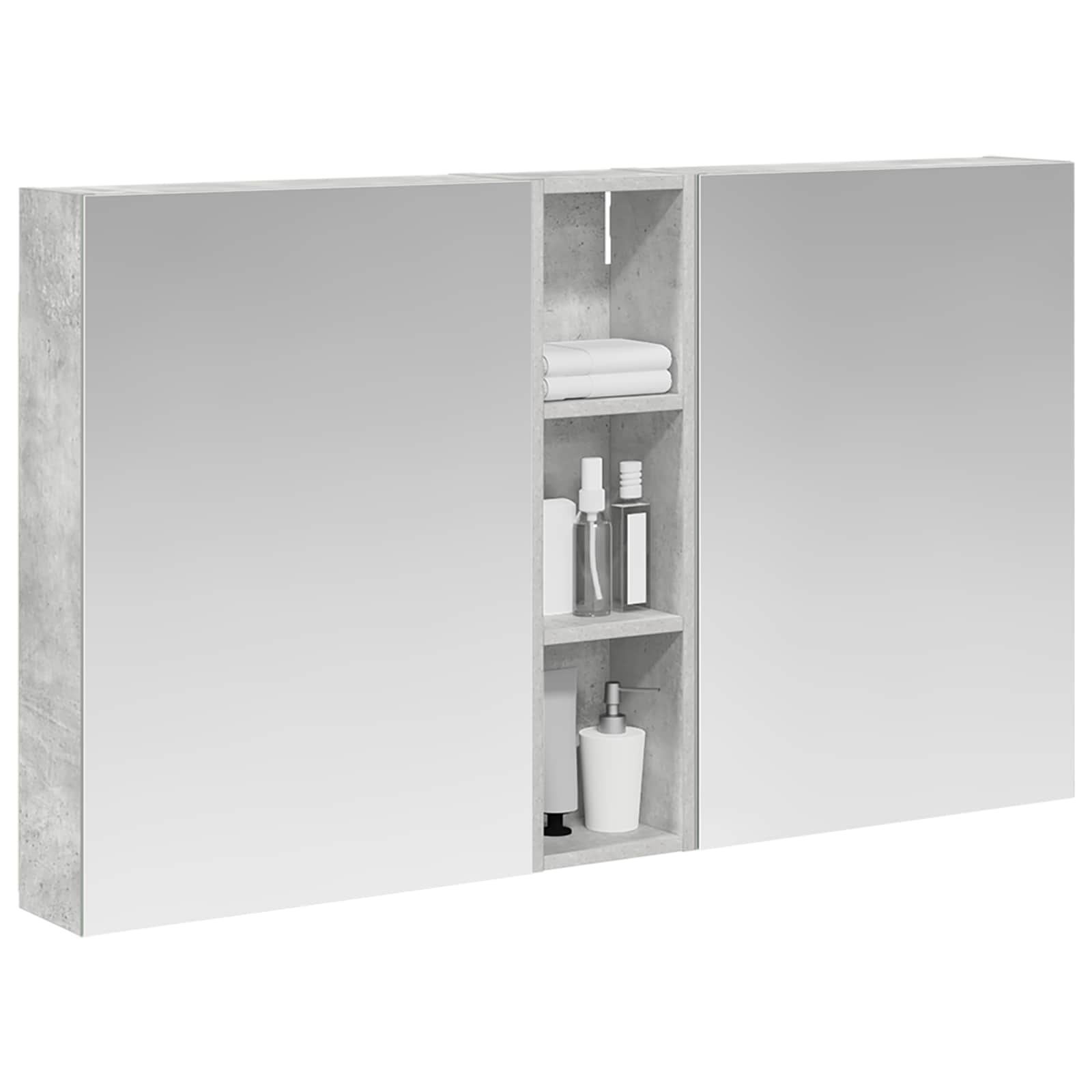 Set di Armadi da Bagno con lo scaffale 3 pcs 120 x 14,5 x 70 cm | homemem39