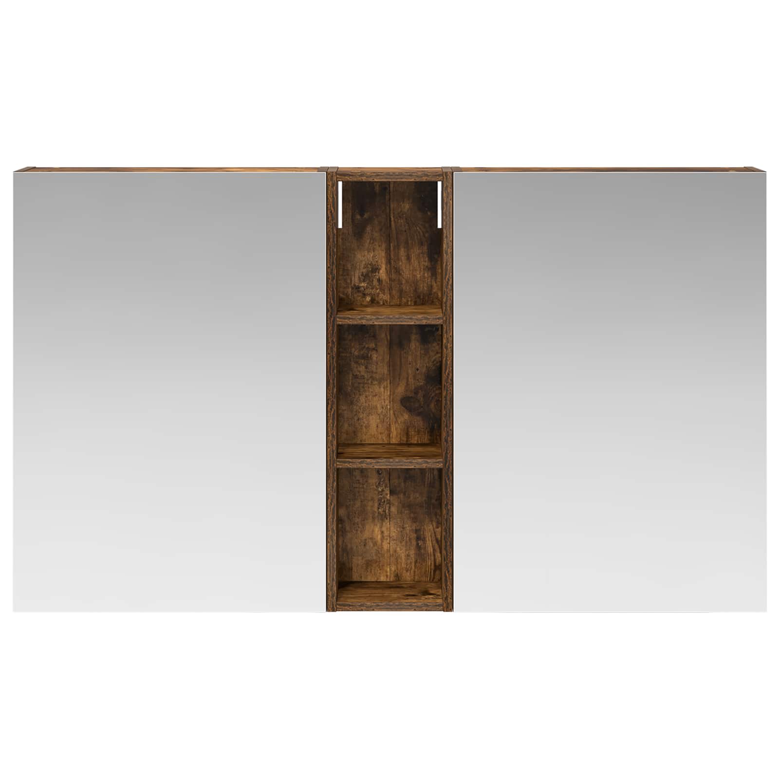 Set di Armadi da Bagno con lo scaffale 3 pcs 120 x 14,5 x 70 cm | homemem39