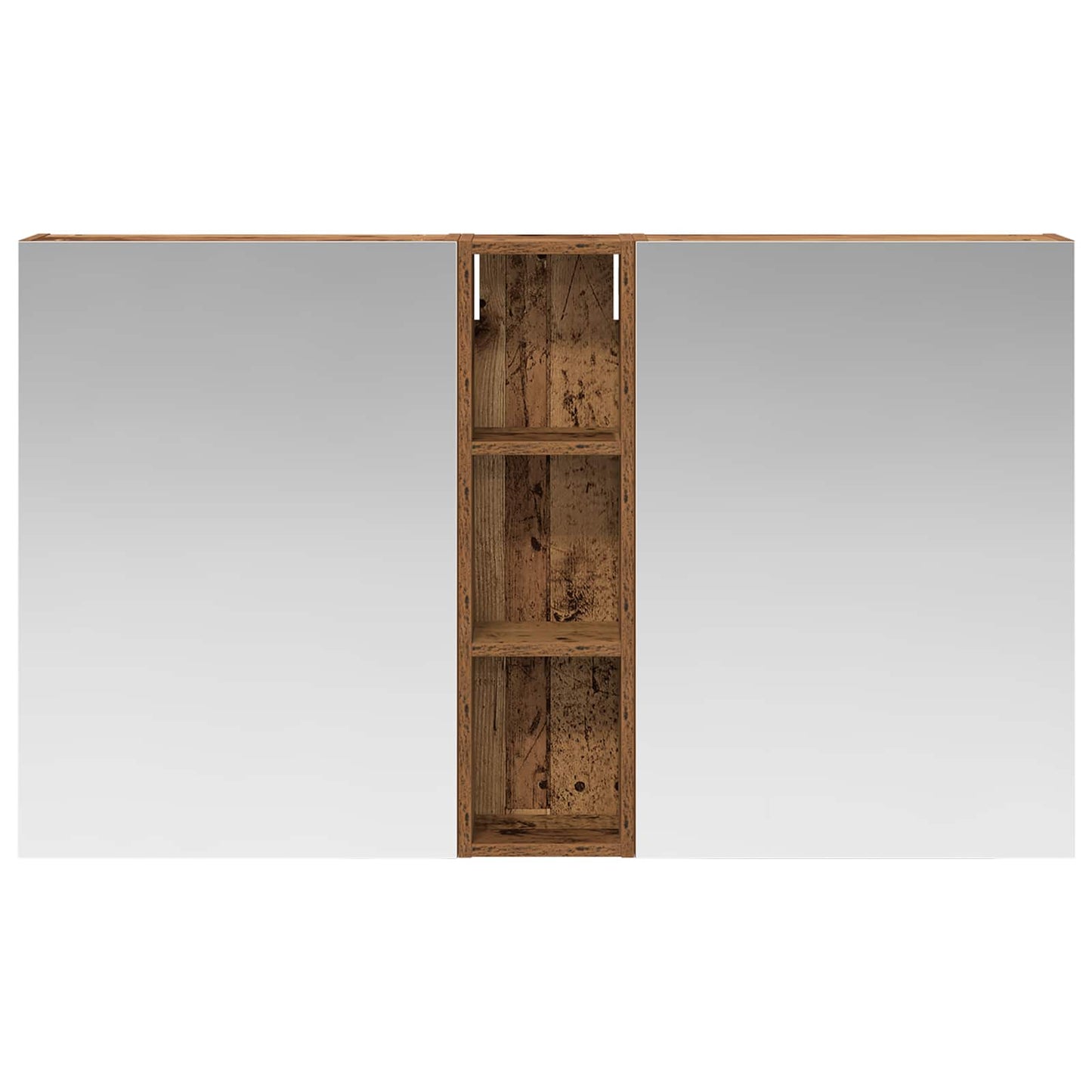 Set di Armadi da Bagno con lo scaffale 3 pcs 120 x 14,5 x 70 cm | homemem39