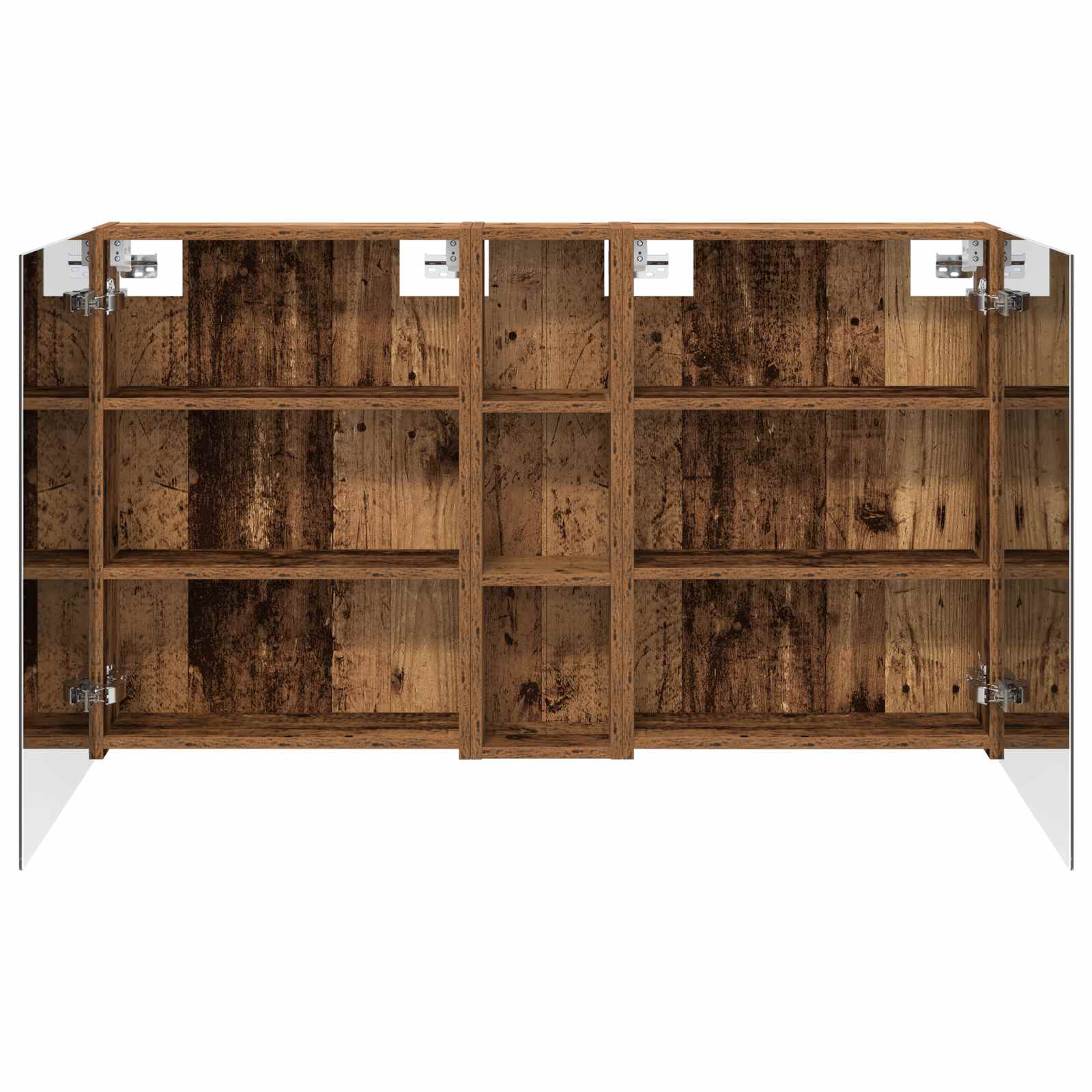 Set di Armadi da Bagno con lo scaffale 3 pcs 120 x 14,5 x 70 cm | homemem39