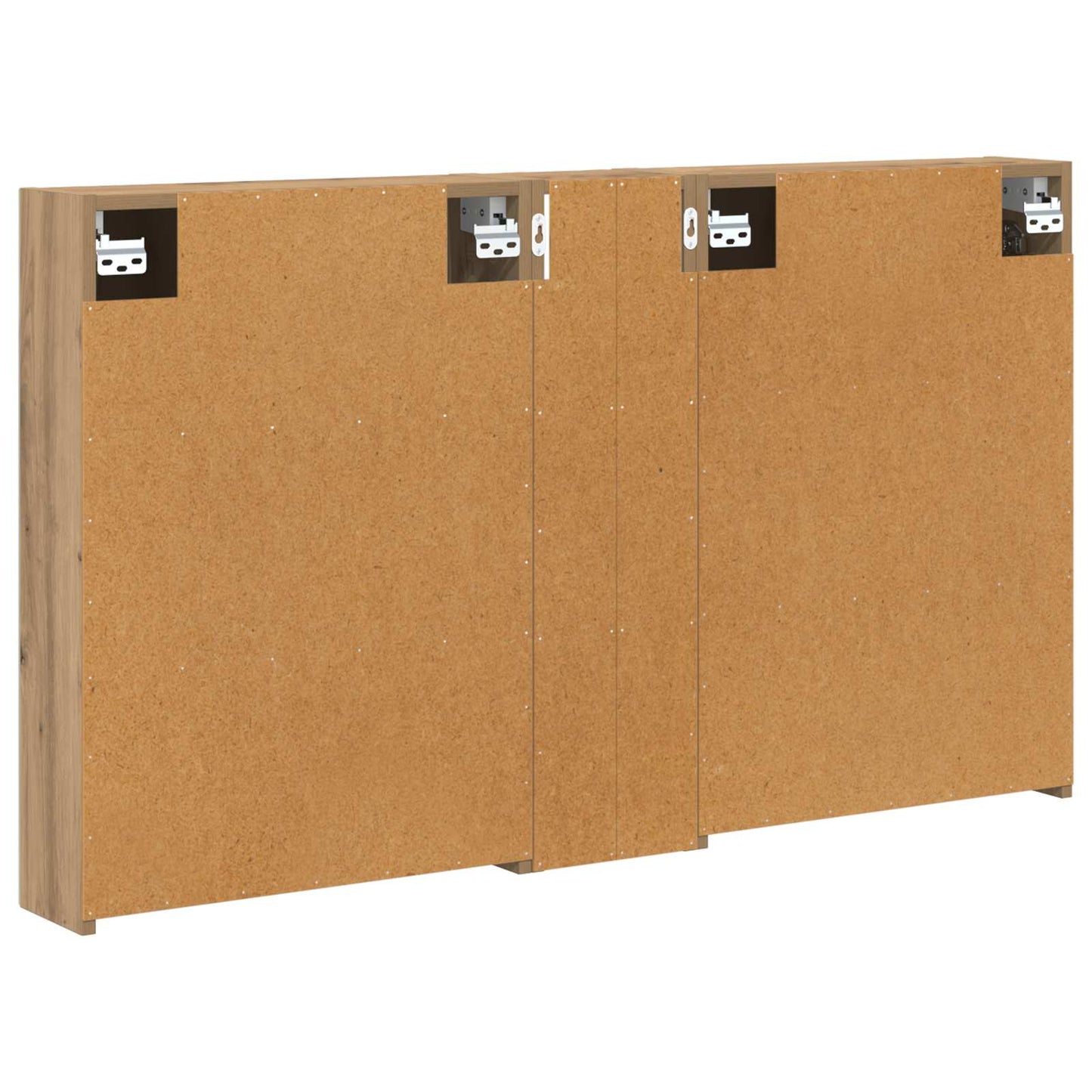 Set di Armadi da Bagno con lo scaffale 3 pcs 120 x 14,5 x 70 cm | homemem39