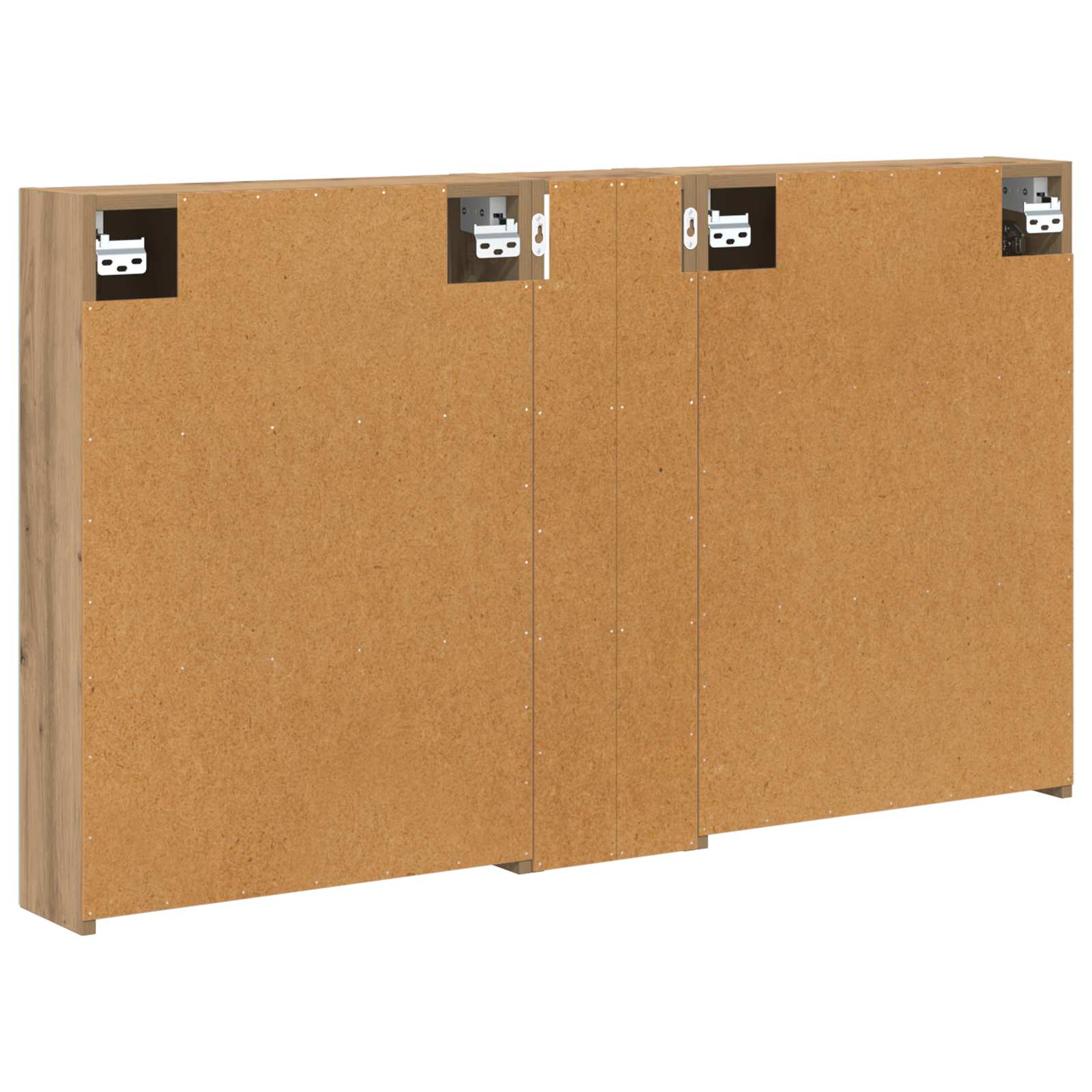 Set di Armadi da Bagno con lo scaffale 3 pcs 120 x 14,5 x 70 cm | homemem39