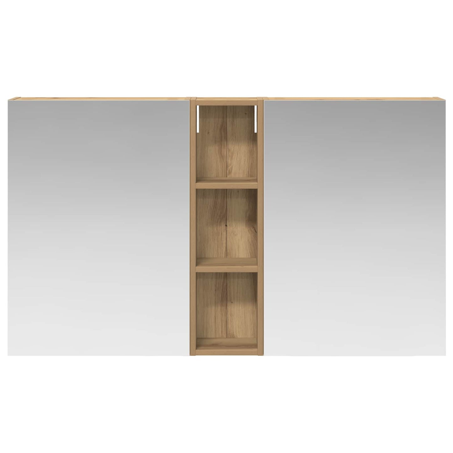 Set di Armadi da Bagno con lo scaffale 3 pcs 120 x 14,5 x 70 cm | homemem39