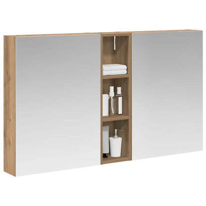 Set di Armadi da Bagno con lo scaffale 3 pcs 120 x 14,5 x 70 cm | homemem39