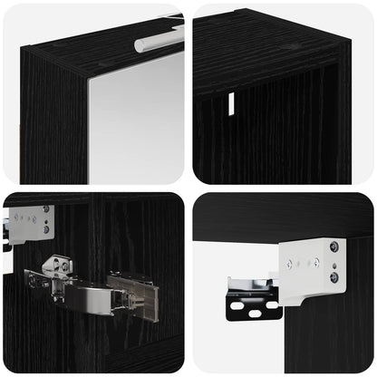 Set di Armadi da Bagno con lo scaffale 3 pcs 120 x 14,5 x 70 cm | homemem39