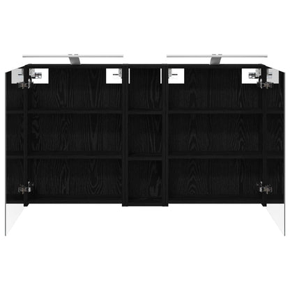 Set di Armadi da Bagno con lo scaffale 3 pcs 120 x 14,5 x 70 cm | homemem39