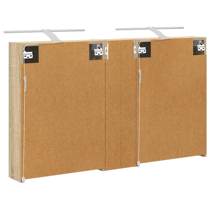 Set di Armadi da Bagno con lo scaffale 3 pcs 120 x 14,5 x 70 cm | homemem39