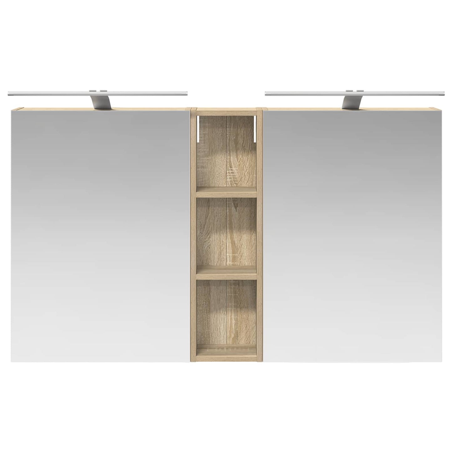 Set di Armadi da Bagno con lo scaffale 3 pcs 120 x 14,5 x 70 cm | homemem39