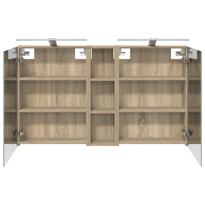 Set di Armadi da Bagno con lo scaffale 3 pcs 120 x 14,5 x 70 cm | homemem39