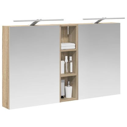 Set di Armadi da Bagno con lo scaffale 3 pcs 120 x 14,5 x 70 cm | homemem39