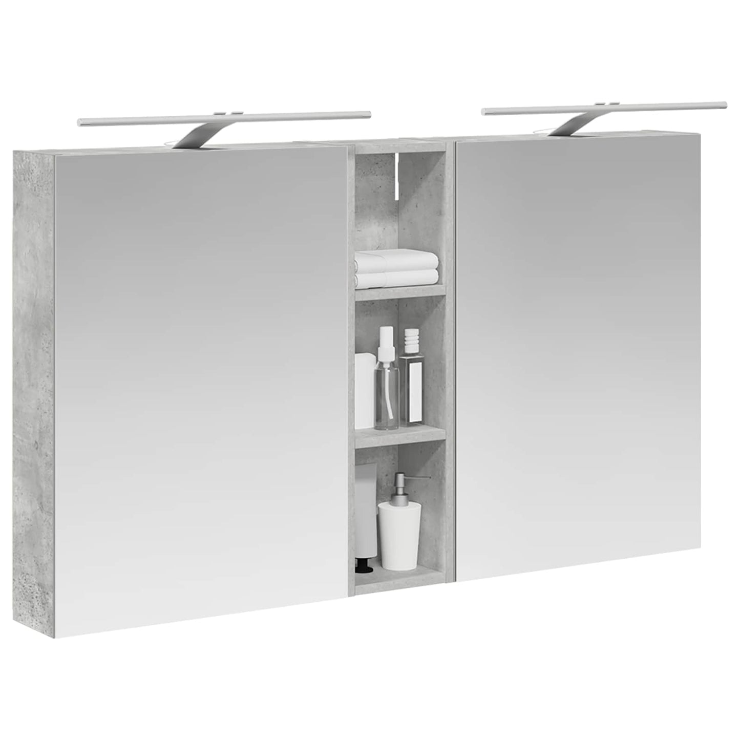 Set di Armadi da Bagno con lo scaffale 3 pcs 120 x 14,5 x 70 cm | homemem39