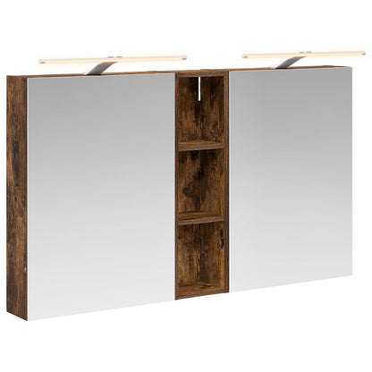 Set di Armadi da Bagno con lo scaffale 3 pcs 120 x 14,5 x 70 cm | homemem39