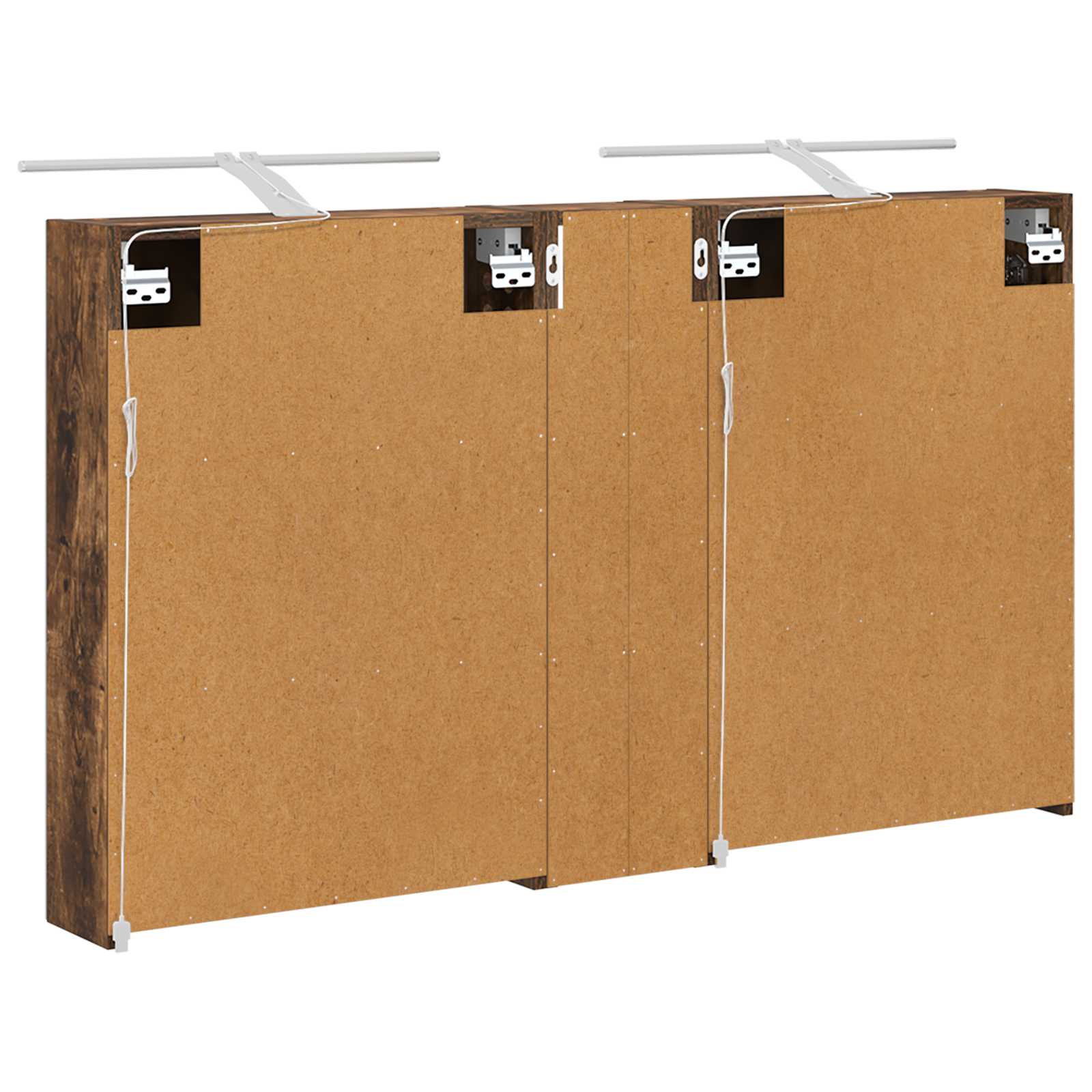 Set di Armadi da Bagno con lo scaffale 3 pcs 120 x 14,5 x 70 cm | homemem39