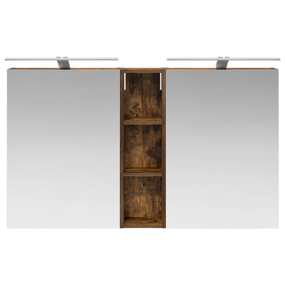 Set di Armadi da Bagno con lo scaffale 3 pcs 120 x 14,5 x 70 cm | homemem39