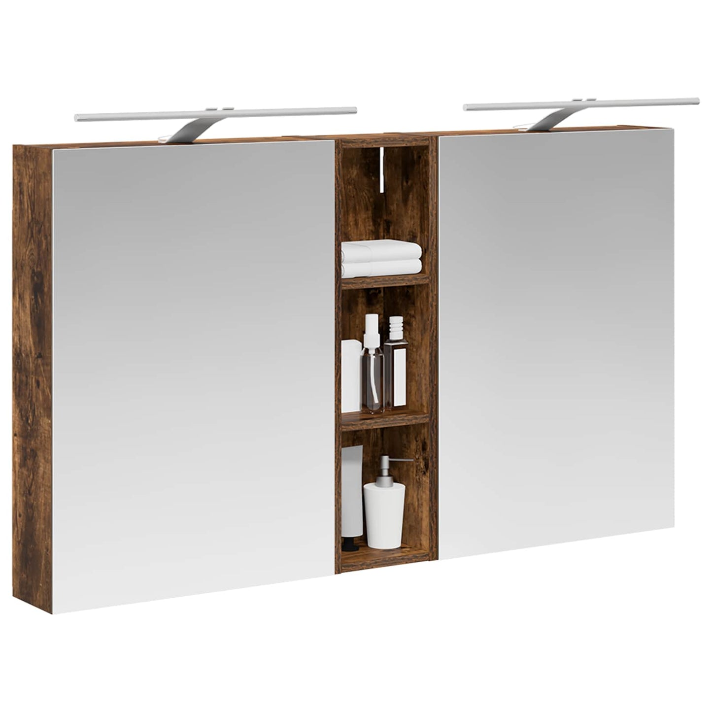 Set di Armadi da Bagno con lo scaffale 3 pcs 120 x 14,5 x 70 cm | homemem39