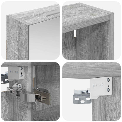Set di Armadi da Bagno con lo scaffale 3 pcs 120 x 14,5 x 70 cm | homemem39