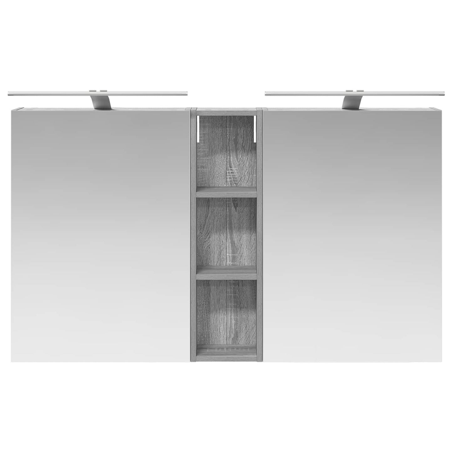 Set di Armadi da Bagno con lo scaffale 3 pcs 120 x 14,5 x 70 cm | homemem39