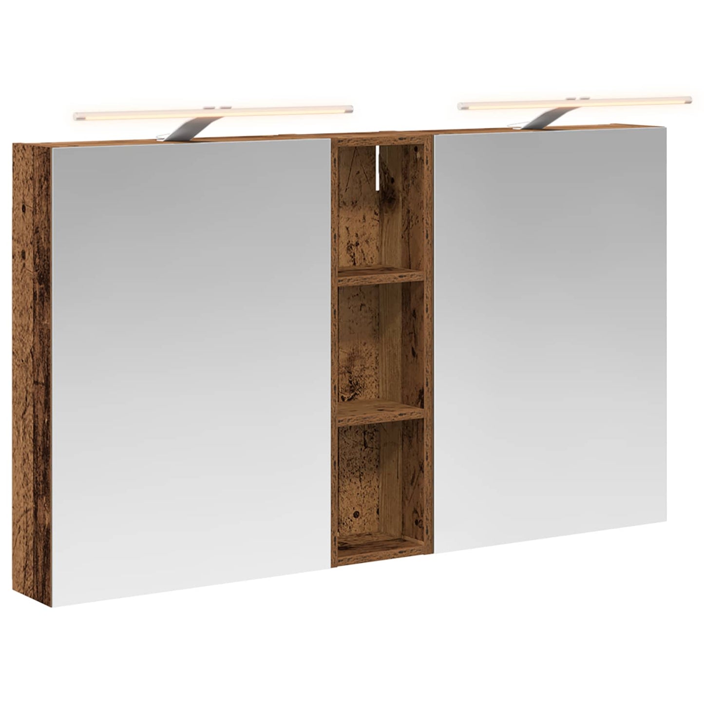 Set di Armadi da Bagno con lo scaffale 3 pcs 120 x 14,5 x 70 cm | homemem39