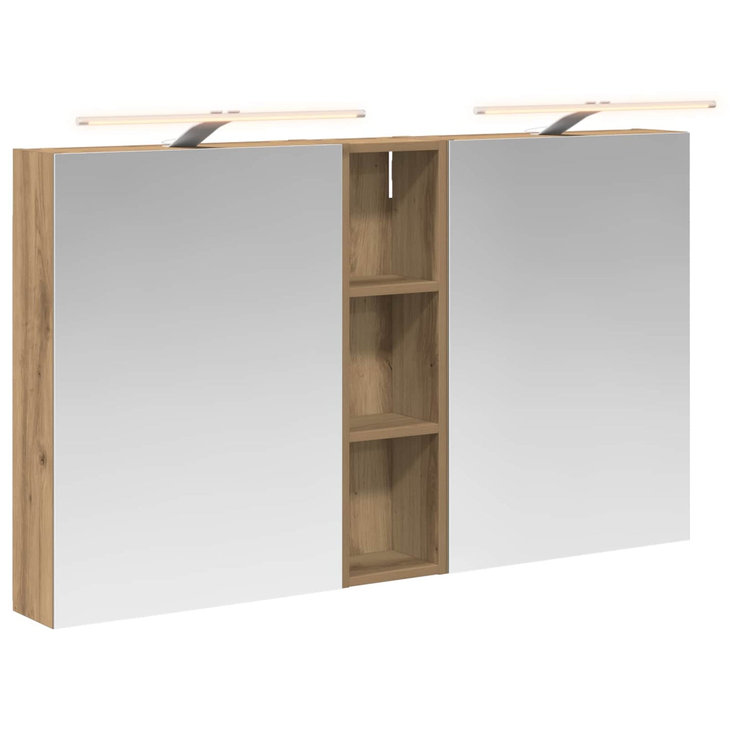 Set di Armadi da Bagno con lo scaffale 3 pcs 120 x 14,5 x 70 cm | homemem39