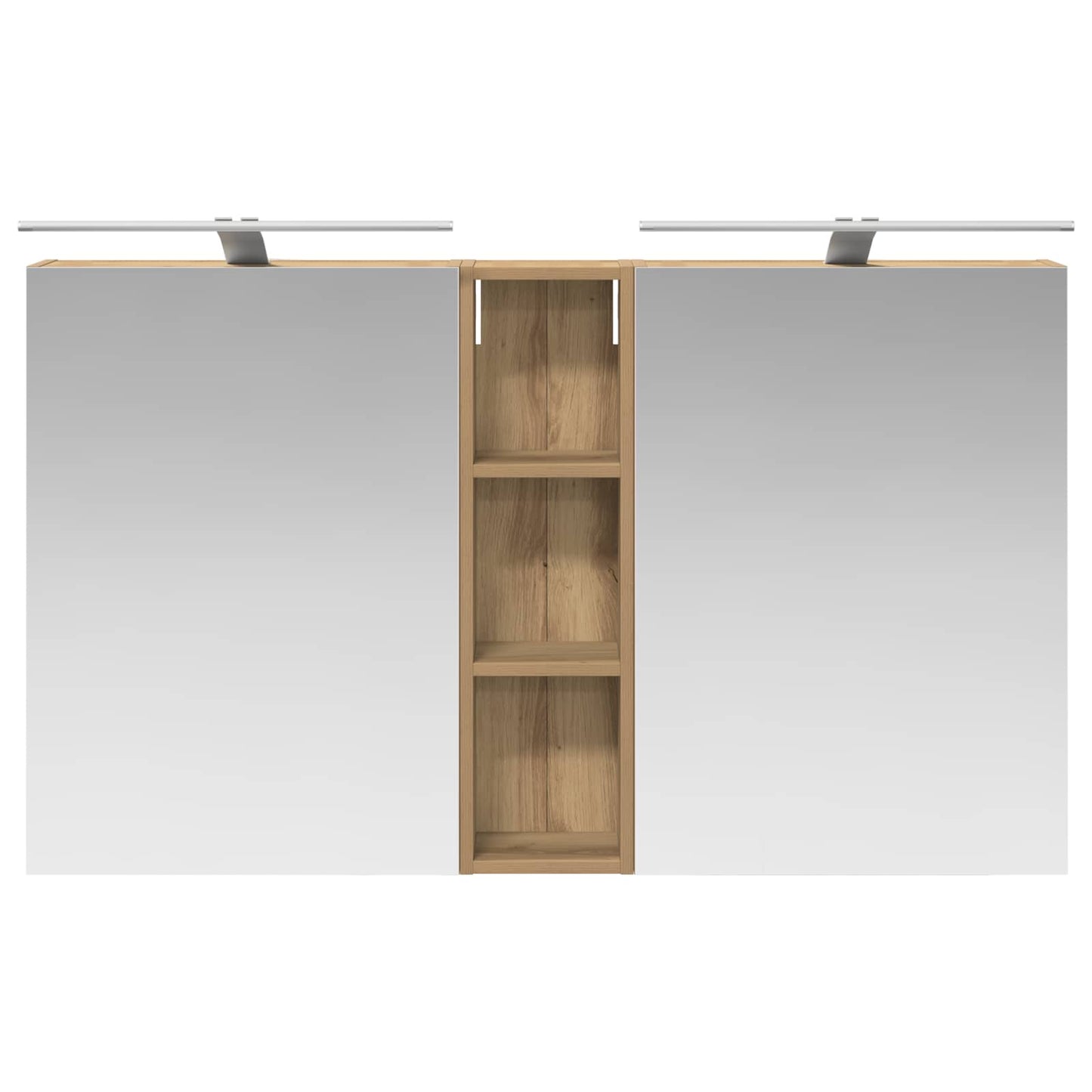 Set di Armadi da Bagno con lo scaffale 3 pcs 120 x 14,5 x 70 cm | homemem39
