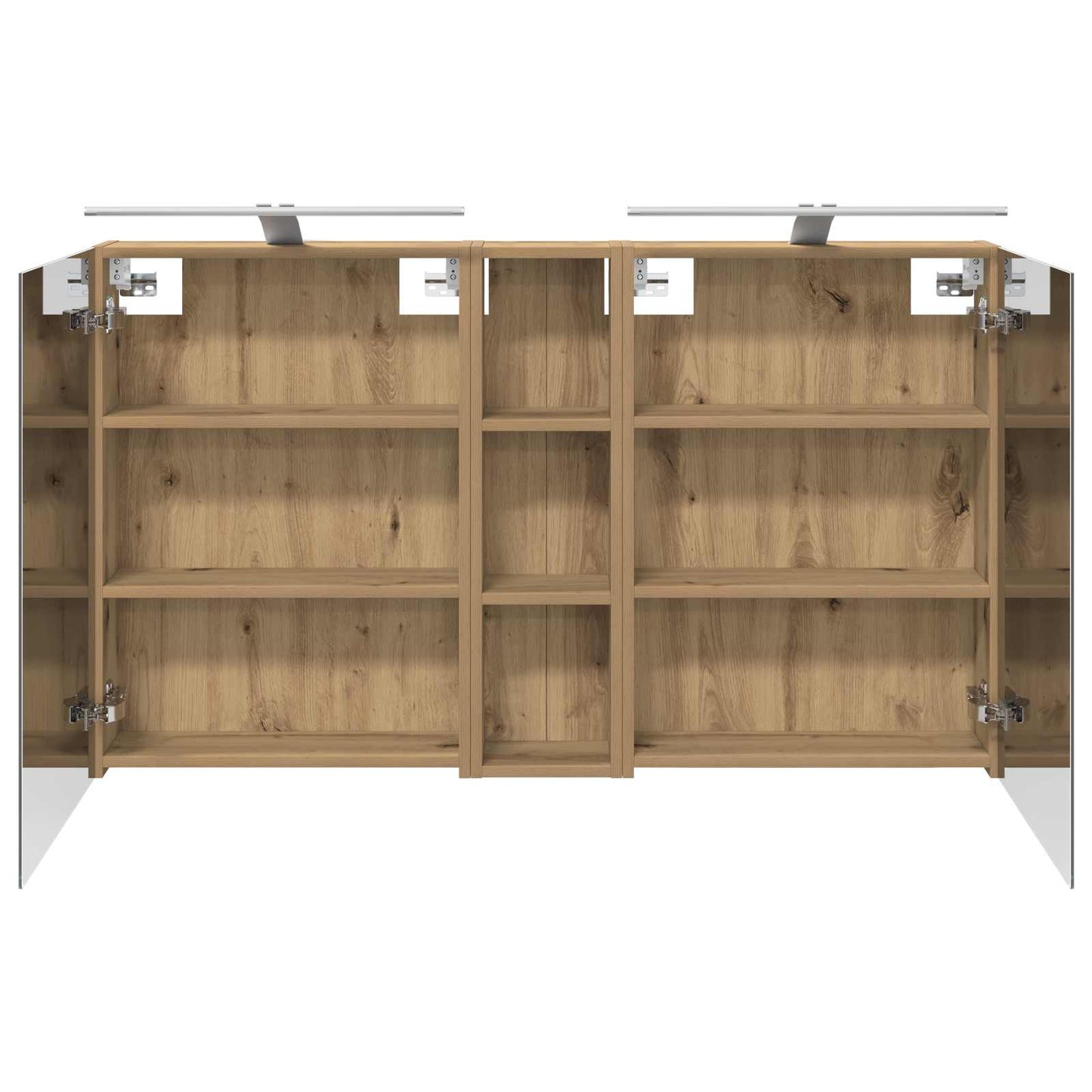 Set di Armadi da Bagno con lo scaffale 3 pcs 120 x 14,5 x 70 cm | homemem39