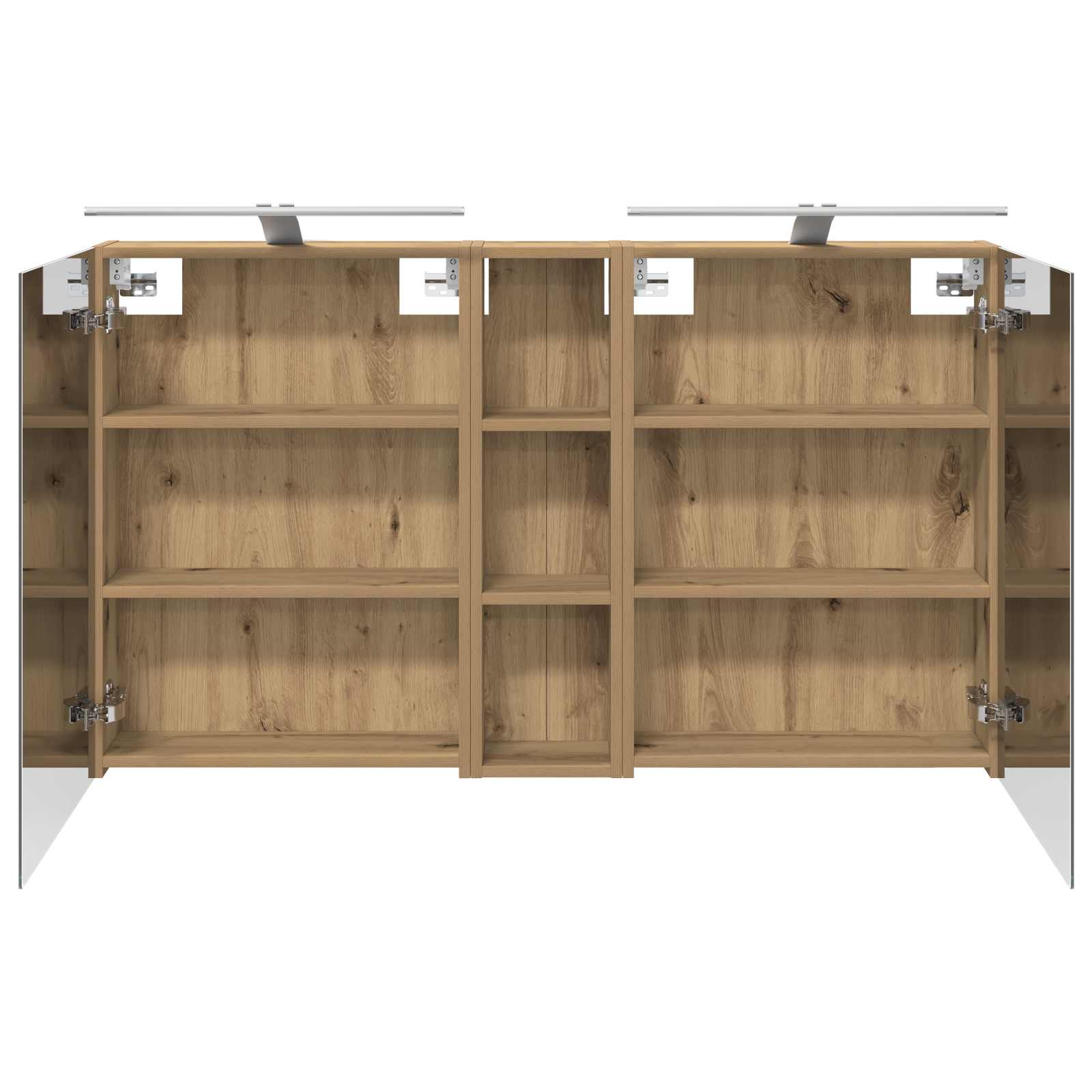 Set di Armadi da Bagno con lo scaffale 3 pcs 120 x 14,5 x 70 cm | homemem39