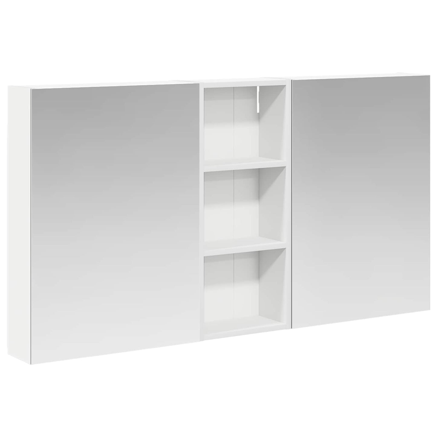 Set di Armadi da Bagno con lo scaffale 3 pcs 130 x 14,5 x 70 cm | homemem39