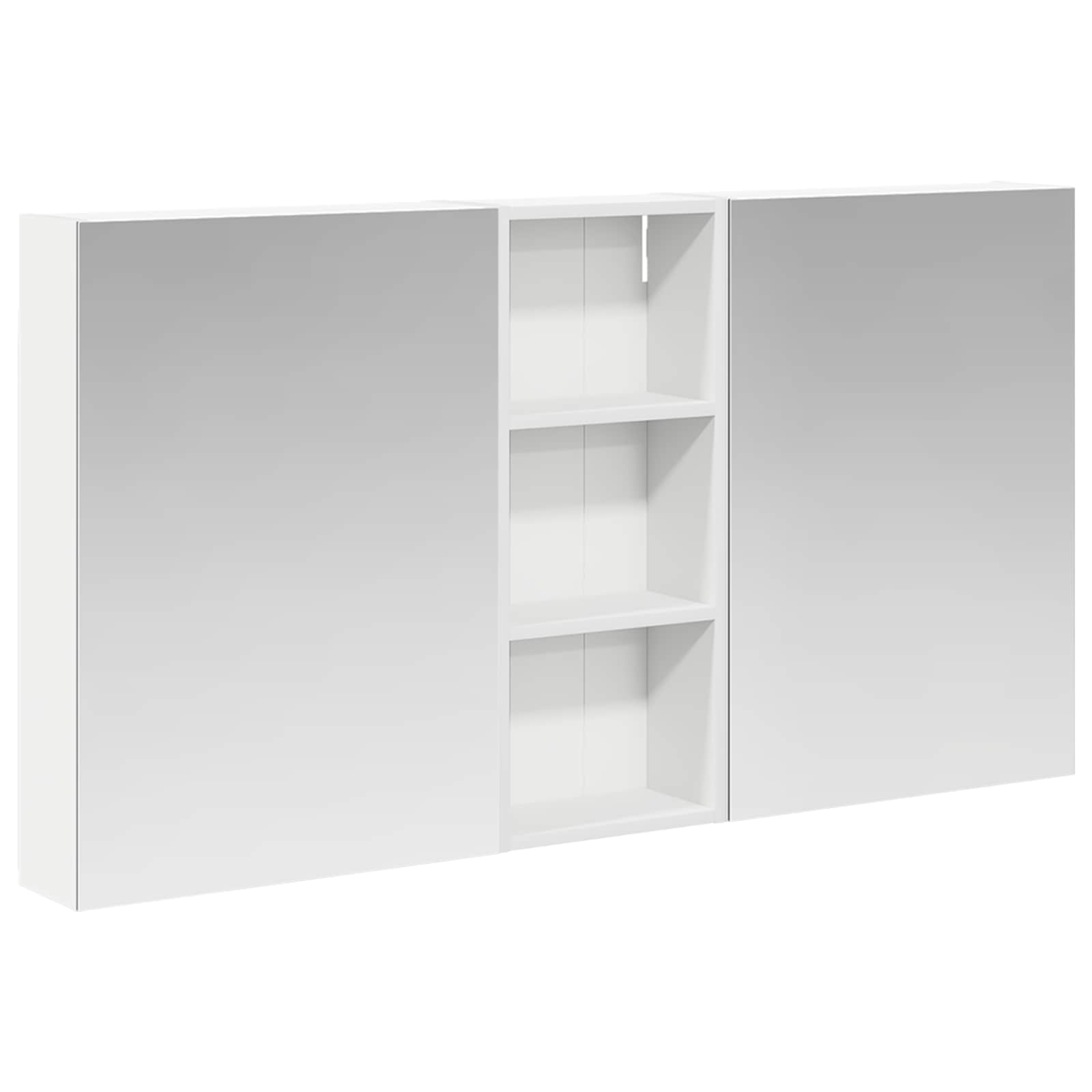 Set di Armadi da Bagno con lo scaffale 3 pcs 130 x 14,5 x 70 cm | homemem39