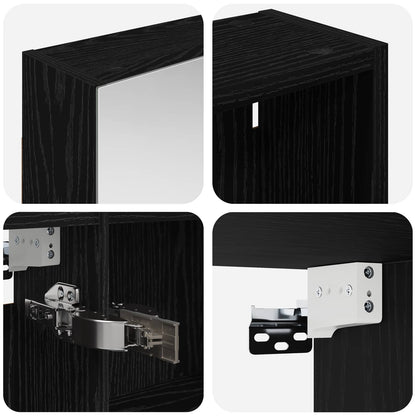 Set di Armadi da Bagno con lo scaffale 3 pcs 130 x 14,5 x 70 cm | homemem39