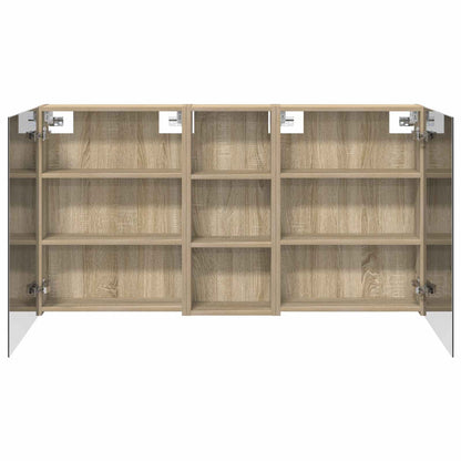 Set di Armadi da Bagno con lo scaffale 3 pcs 130 x 14,5 x 70 cm | homemem39