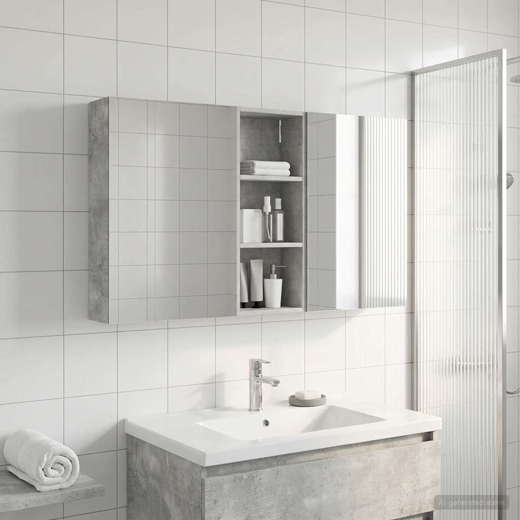 Set di Armadi da Bagno con lo scaffale 3 pcs 130 x 14,5 x 70 cm | homemem39