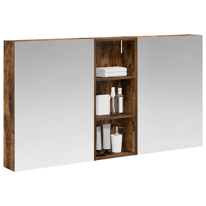 Set di Armadi da Bagno con lo scaffale 3 pcs 130 x 14,5 x 70 cm | homemem39